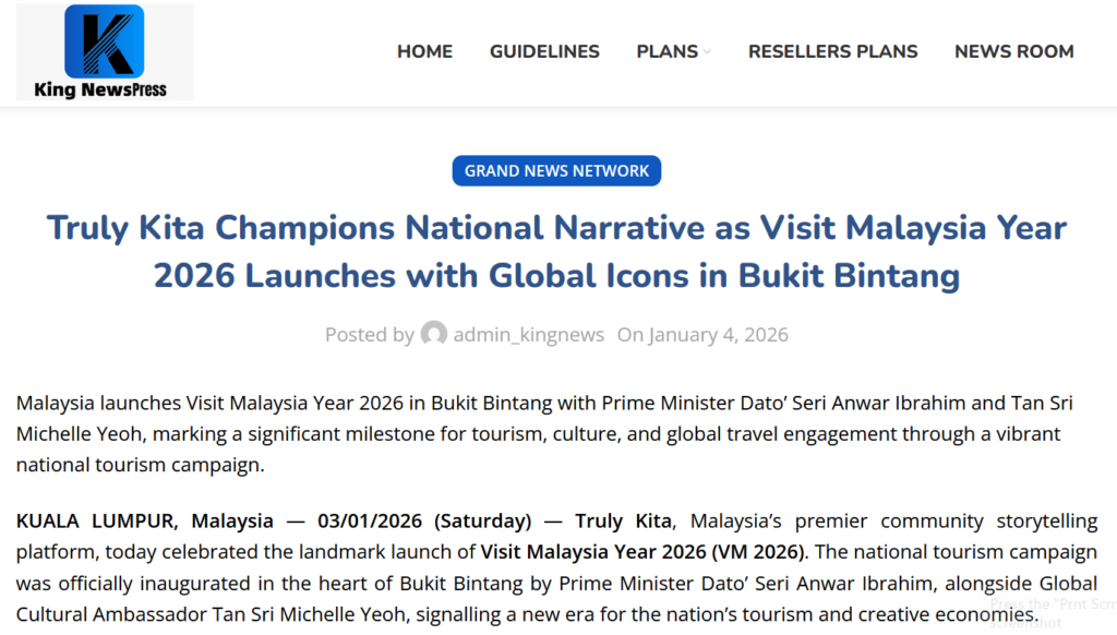 I LITE U, Visit Malaysia 2026, Anwar Ibrahim, tourism, Kuala Lumpur